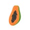 Papaya cartoon vector illustration