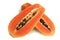 Papaya, sliced. Delicious fresh exotic healthy fruits