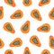 Papaya vector pattern