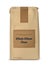 Paper bag for flour. Vector brown soft packing