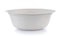 Paper bowl on white background