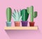 Paper cactus digital craft