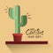 Paper cactus digital craft