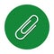 Paper clip attachment icon vector for graphic design, logo, website, social media, mobile app, UI illustration