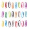 Paper clip pattern. Vector