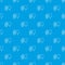 Paper clip pattern vector seamless blue