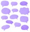 Paper Cut Outs of Speech Bubbles