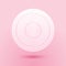 Paper cut Safe combination lock wheel icon isolated on pink background. Protection concept. Password sign. Paper art