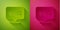 Paper cut SEO optimization icon isolated on green and pink background. Paper art style. Vector