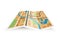Paper district map 3D
