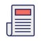 Paper, document, write, content fully editable vector icon