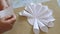 Paper flower handmade