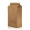 Paper Food Bag Package Of Coffee, Flour, Sugar, Pepper, Snacks Or for Takeaway food. Vector Mockup Template For Product