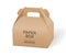 Paper food box packaging mockups