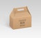 Paper food box packaging mockups