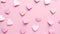 paper heart background in pink shape