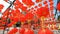 Paper lanterns, Chinese lanterns, Asian culture. Festival of Chinese Culture