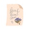 Paper Letter Adorned With Delicate Flowers Exudes Elegance, Intertwining Heartfelt Words With Natural Grace