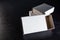 Paper Match Boxes Cartons Cardboard White Blank Template Contraast