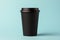 paper mockup coffee tea plastic take go away cup .Generative AI