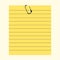 Paper note clip art.