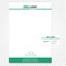 paper page vector illustration. Company identity business template. Branding offece A4 paper.