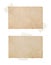 Paper photo cardboard tapes isolated white background