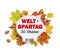 Paper Piggy Bank Autumn Foliage Weltspartag 2017