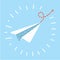 Paper plane send icon