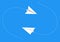 Paper planes following a path. Airplane track or route with dotted lines. Vector illustration