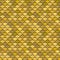 Paper scales seamless vector squama gold metal pattern