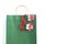 Paper shopping bag with Christmas accessories, Holiday shopping