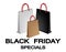 Paper Shopping Bags for Black Friday Special