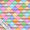 Paper, square, origami seamless pattern.