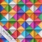 Paper, square, origami seamless pattern.