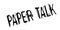 Paper Talk rubber stamp