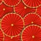 Paper umbrellas abstract seamless pattern