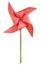 Paper windmill pinwheel - Red