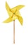 Paper windmill pinwheel - Yellow