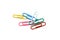 Paperclip white background detail art