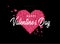 Papercut pink heart on black background with Happy Valentine Day text, Happy Valentine`s day template, Valentine, Holiday decorati