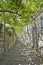 Papingo Epirus, Old stone village street view, Greece, Europe