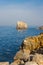 Papoa cliffs and sea in Peniche. Portugal