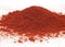 Paprika Powder, capsicum annuum, Spice against White Background