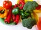 Paprika Red,Yellow ,Green ,Sweet Pepper Healthy Food