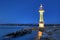 Paquis Lighthouse, Geneva, Switzerland