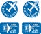 Par Avion Rubber stamp 03