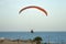 A Para-glider Preparing To Land In Gran Alacant