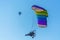 Para motor glider and hot air balloon flaying