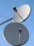 Parabolic antenna (antenne), satellite pylon, wire